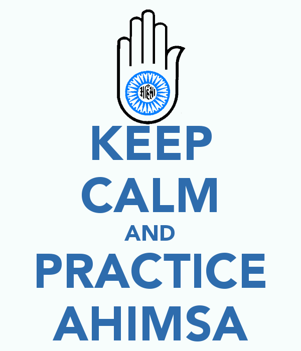keep calm and practice ahimsa 1